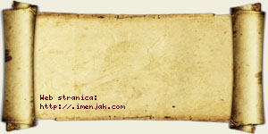 David Velebit vizit kartica